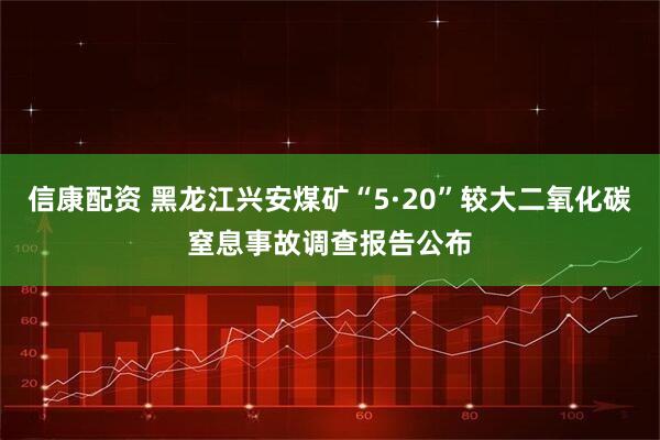 信康配资 黑龙江兴安煤矿“5·20”较大二氧化碳窒息事故调查报告公布